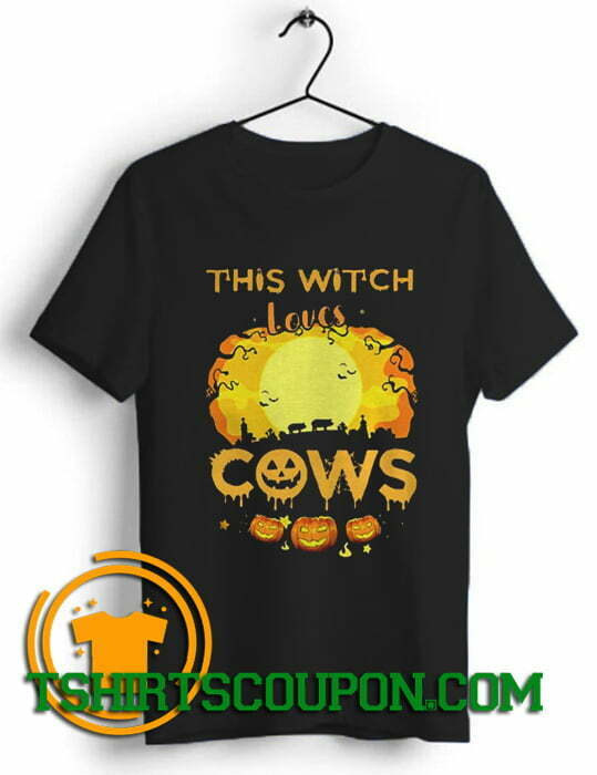 This Witch Loves Guinea Cows Pumpkin Halloween shirts